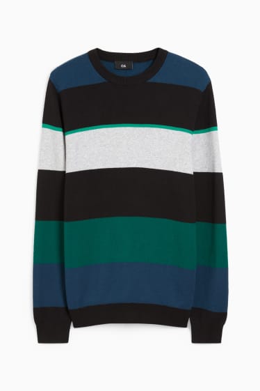 Home - Jersei - de ratlles - negre