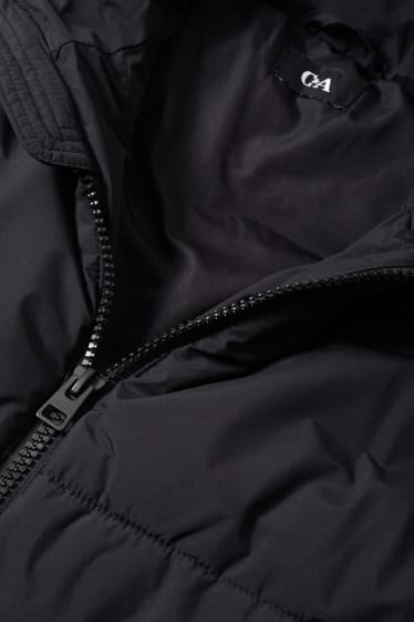 Donna - Gilet lungo trapuntato - nero
