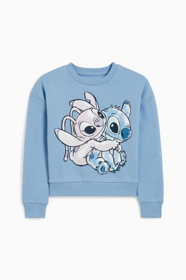 Kinder Mädchen - Lilo & Stitch - Sweatshirt - blau
