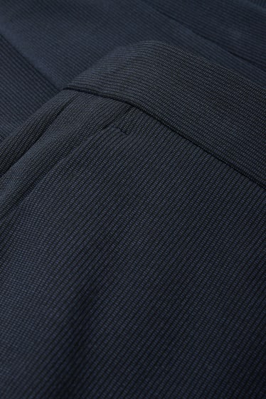 Mężczyźni - Spodnie modułowe - regular fit - Flex - strecz - Mix & Match - ciemnoniebieski
