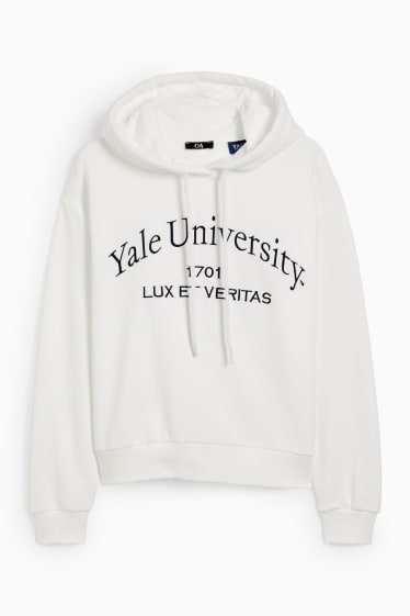 Women - Hoodie - Yale University - white