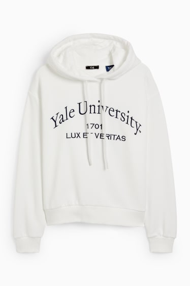Dames - Hoodie - Yale University - wit