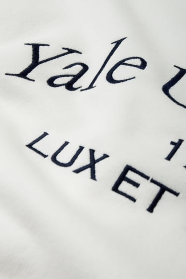 Dames - Hoodie - Yale University - wit