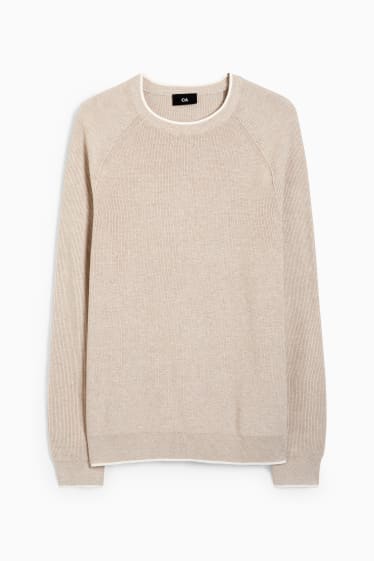 Uomo - Maglione - beige chiaro