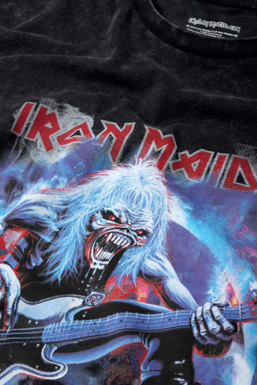 Herren - T-Shirt - Iron Maiden - dunkelgrau