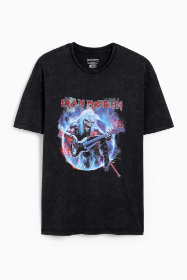 Herren - T-Shirt - Iron Maiden - dunkelgrau