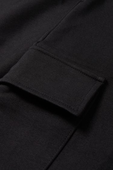 Home - Pantalons de xandall cargo - Flex - negre