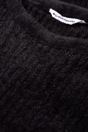Dona - Jersei crop - negre