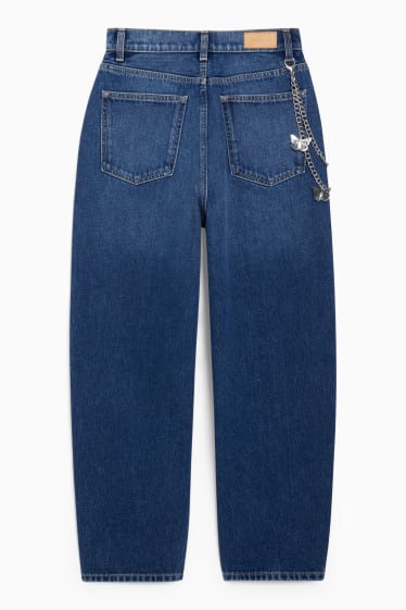 Dames - CLOCKHOUSE - balloon jeans - high waist - jeanslichtblauw