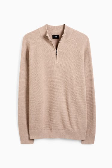 Men - Jumper - taupe