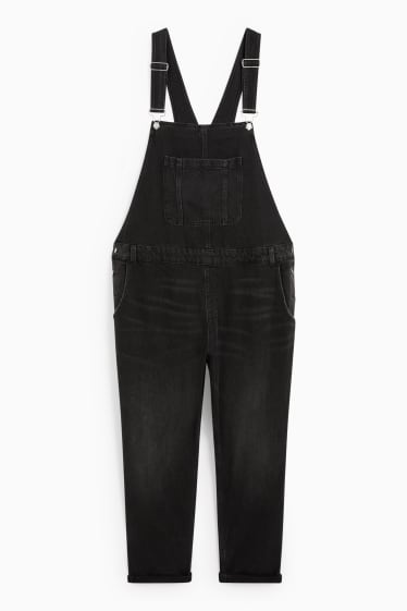 Teens & young adults - CLOCKHOUSE - denim dungarees - denim-dark gray