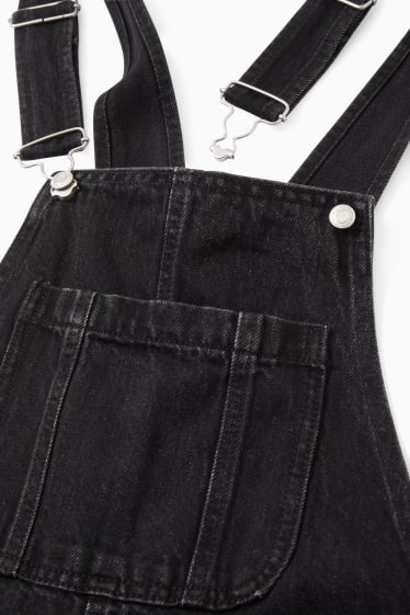 Damen - CLOCKHOUSE - Jeans-Latzhose - dunkeljeansgrau