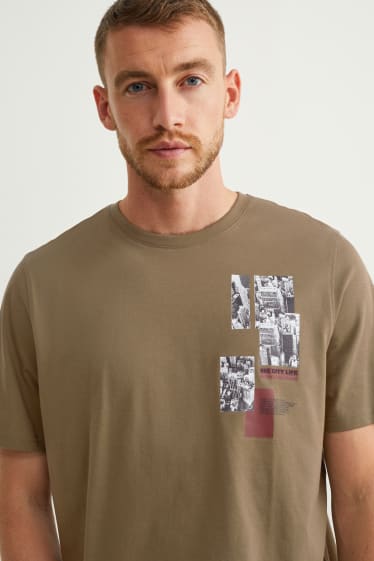 Herren - T-Shirt - khaki