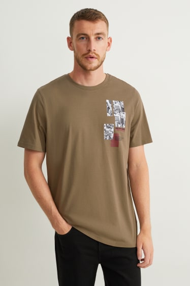 Herren - T-Shirt - khaki