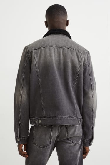 Hommes - Veste en jean - jean gris