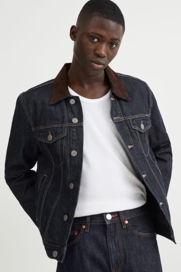 Men - Denim jacket - denim-dark blue