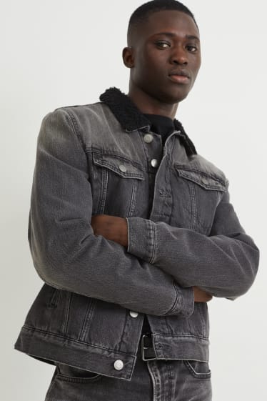 Hommes - Veste en jean - jean gris