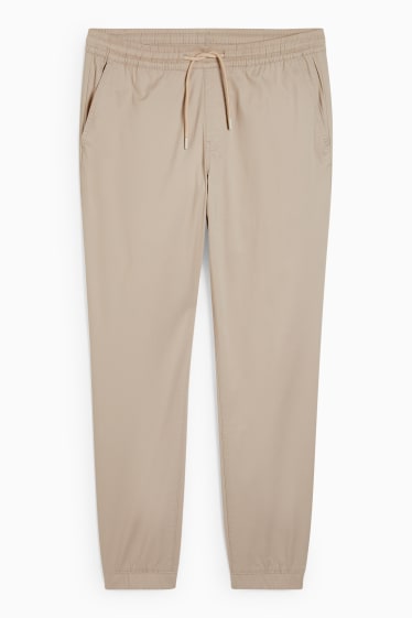 Men - Trousers - slim fit - light beige