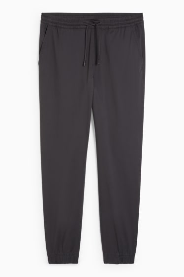Men - Trousers - slim fit - dark gray