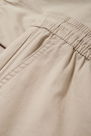 Men - Trousers - slim fit - light beige