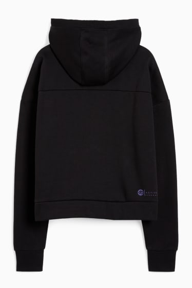 Femmes - Sweat à capuche de sport - noir