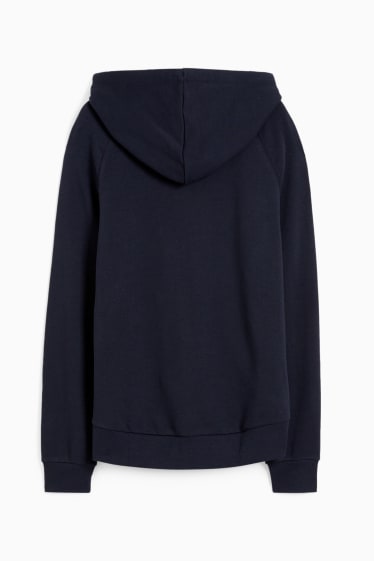 Femmes - Sweat de sport à capuche - bleu foncé