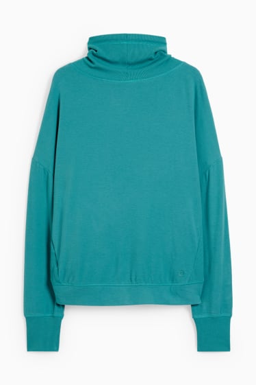Dames - Sportsweatshirt - groen