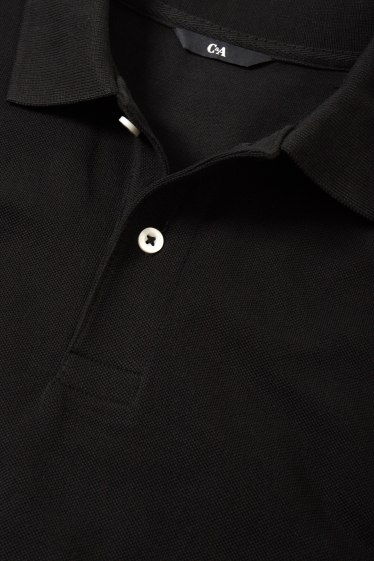 Herren - Poloshirt - schwarz