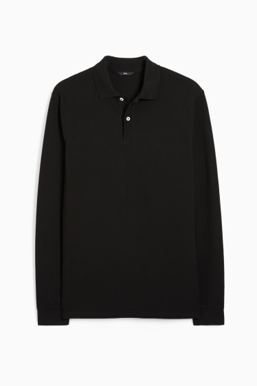 Herren - Poloshirt - schwarz