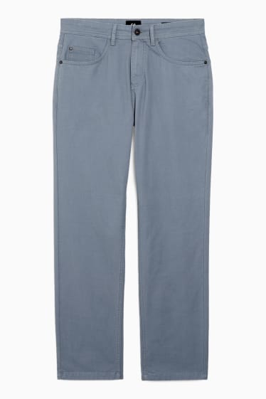 Uomo - Pantaloni - regular fit - grigio scuro