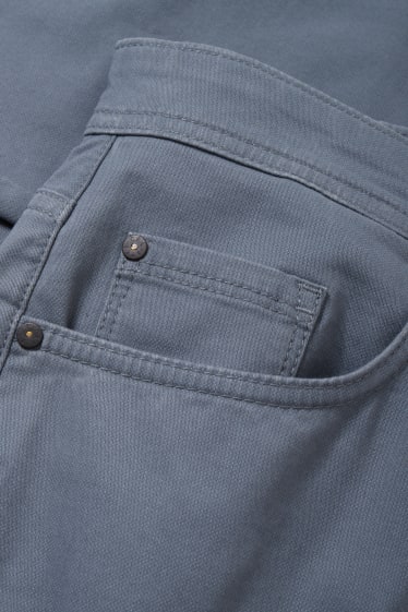 Hommes - Pantalon - regular fit - gris foncé