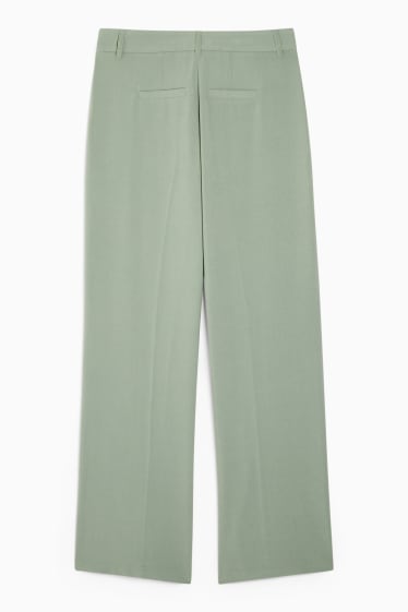 Donna - CLOCKHOUSE - pantaloni - vita media - straight fit - verde
