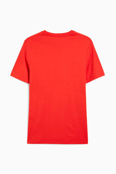 Heren - T-shirt - donker oranje
