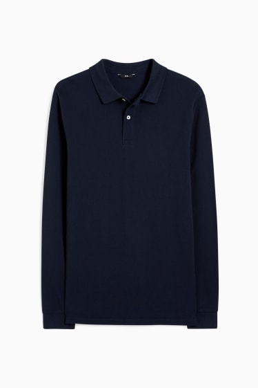 Men - Polo shirt - dark blue