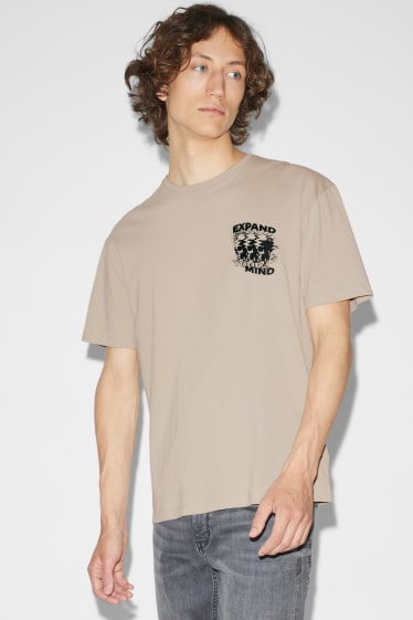 Herren - T-Shirt - hellbraun
