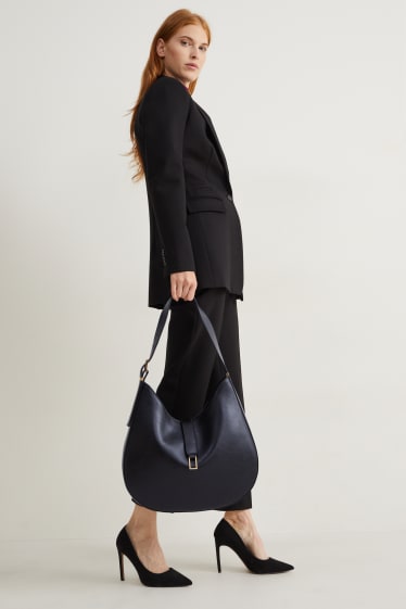 Mujer - Bolso de hombro - polipiel - negro