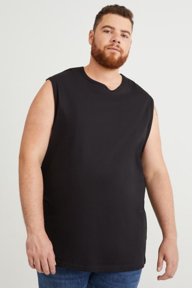 Heren - Tanktop - zwart