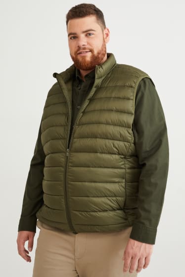 Men - Quilted gilet - green