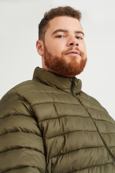 Men - Quilted jacket - green