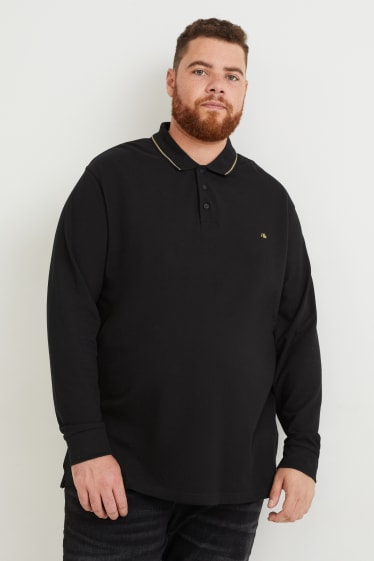 Herren - Poloshirt - schwarz