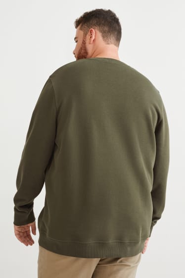 Heren - Sweatshirt - donkergroen