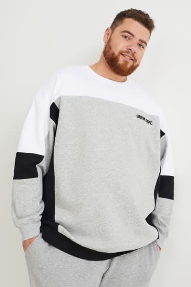 Heren - Sweatshirt - licht grijs-mix