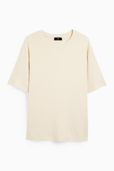 Men - T-shirt - cremewhite