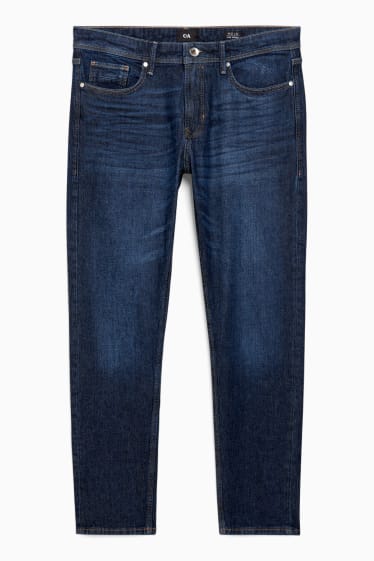 Heren - Slim tapered jeans - LYCRA® - jeansdonkerblauw