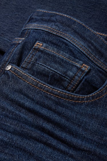 Mężczyźni - Slim tapered jeans - LYCRA® - dżins-ciemnoniebieski