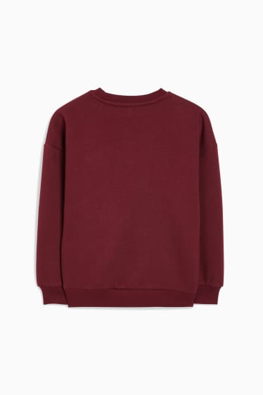 Kinderen - Uitgebreide maten - sweatshirt - bordeaux