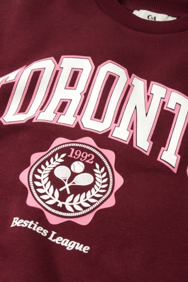 Kinderen - Uitgebreide maten - sweatshirt - bordeaux