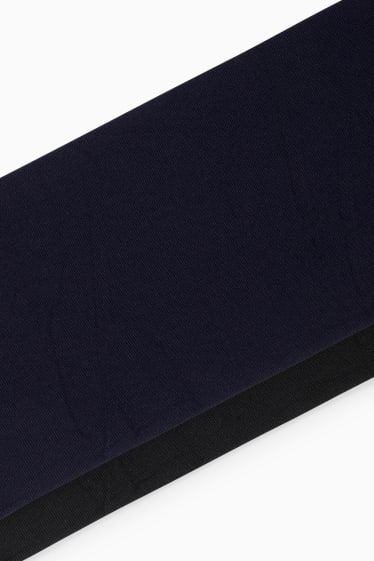 Dona - Paquet de 2 - mitges fines - 70 DEN - blau/negre