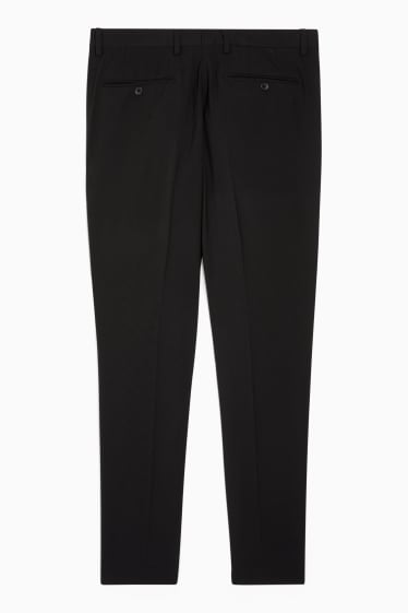 Hommes - Pantalon de costume - slim fit - Flex - LYCRA® - noir