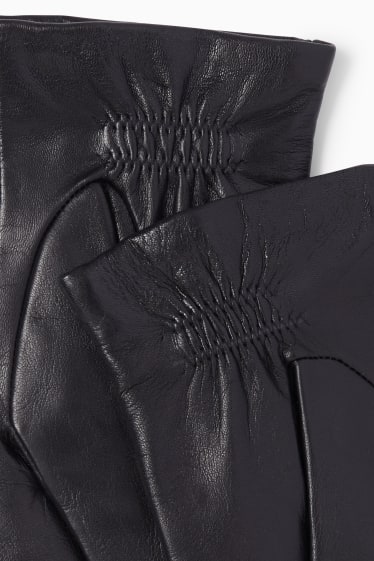 Femmes - Gants en cuir - noir